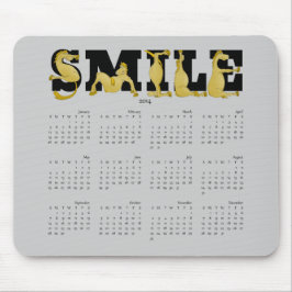 Mousepad Calendário flexível dos pôneis SMILE 2014