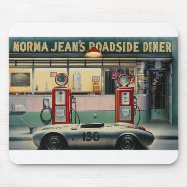 Mousepad Calendário Girl.tif da estrada do destino CON03-V2 (Frente)