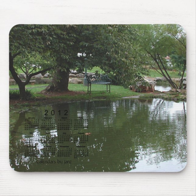 Mousepad Calendário Paisagístico 2012 (Frente)