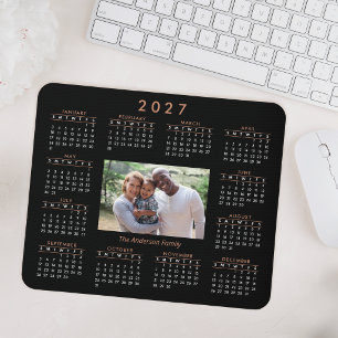 Mousepad Calendário Personalizado de Foto do Keepsasasaame 