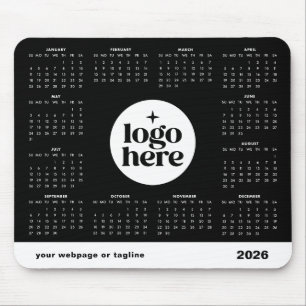 Mousepad Calendário Personalizado de Negócios Logo Corporat