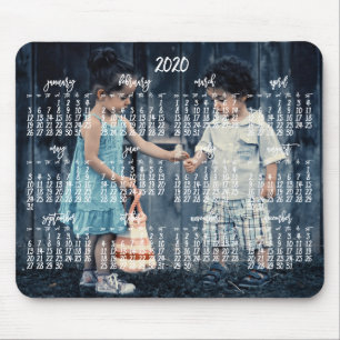 Mousepad Calendário Personalizado do Pad do Mouse 2020