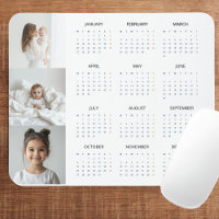 Calendário Personalizado Pink 2025 do Pastel com F