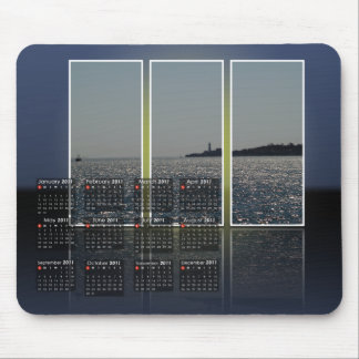 Mousepad Calendário principal do farol de Portland