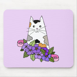 Mousepad Calico Cat Cute