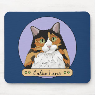 Mousepad Calico Cat Lover