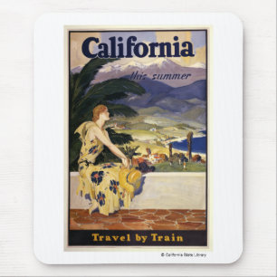 Mousepad Califórnia este verão. Viagem por comboio
