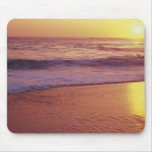 Mousepad Califórnia, perto de Santa Cruz, Vista da praia em