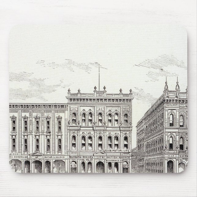 Mousepad California South side Sansome e Leidesdorff (Frente)