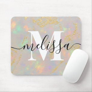 Mousepad Caligrafia por Monograma de Pedra Opal