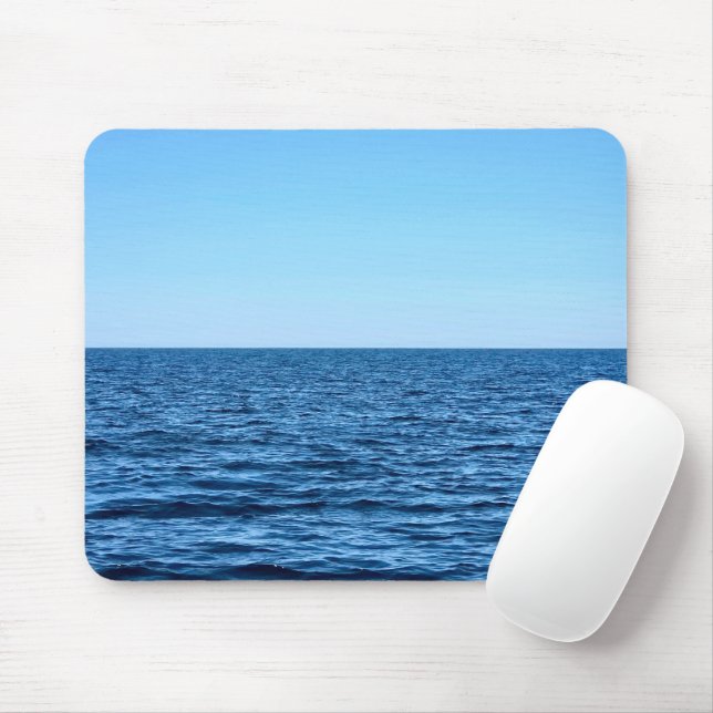Mousepad Calm Blue Lake Michigan Water (Com mouse)
