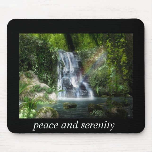 mousepad calmo da cachoeira (Frente)