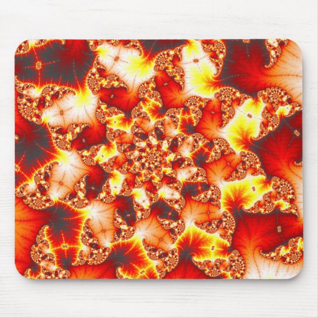 Mousepad Calor Refrativo - Bloco De Mouse Fractal (Frente)