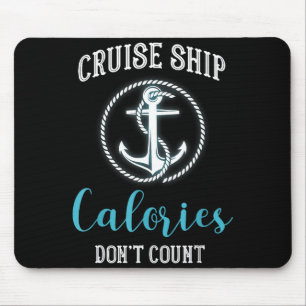 Mousepad Calorias de Navio de Cruzeiro Não Contam,vibrações