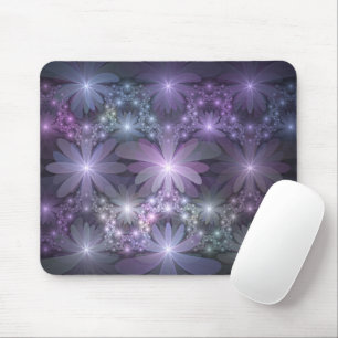 Mousepad Cama de Flores Trendy Shiny Abstrato Arte Fractal