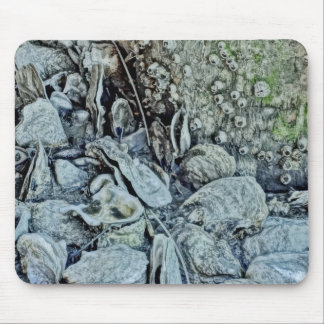 Mousepad Cama de ostra da beleza da maré baixa