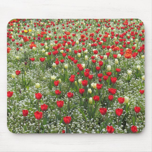 Mousepad Cama de Tulipas (Frente)
