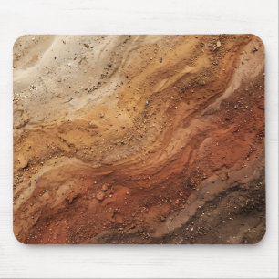 Mousepad Camada de Textura de Terra Orgânica para Mouse