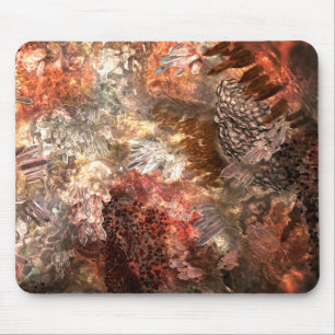 Mousepad Camadas de Cristais com Tinta Rústica