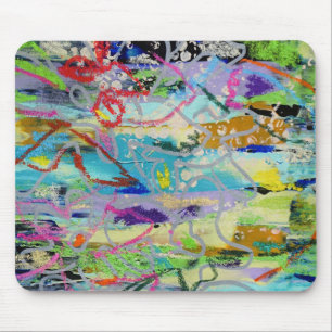 Mousepad Camadas Quentes pela Sangria da Arte de Lydia