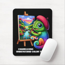 Mousepad Camaleões Entendam Teoria das Cores