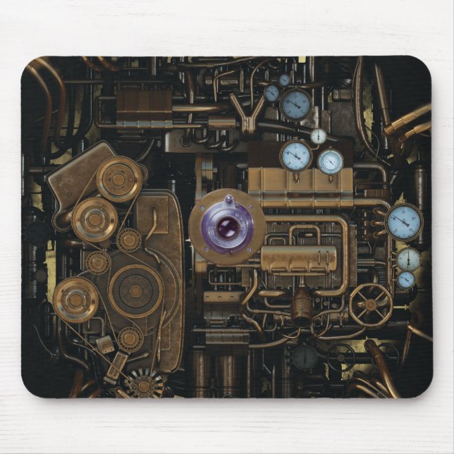 Mousepad Câmara Gear de Gage Steampunk (Frente)