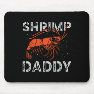 Mousepad Camarão Pai Frutos do Mar Mariscos Pesca Lagostim