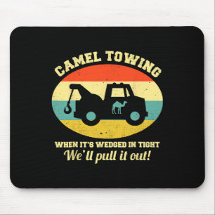 Mousepad Camel Trazendo Humor Retrô Adulto Dizendo Hallowee