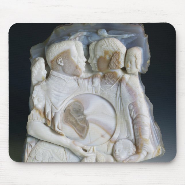 Mousepad Cameo que descreve Cosimo de Medici (1519-74) e (Frente)