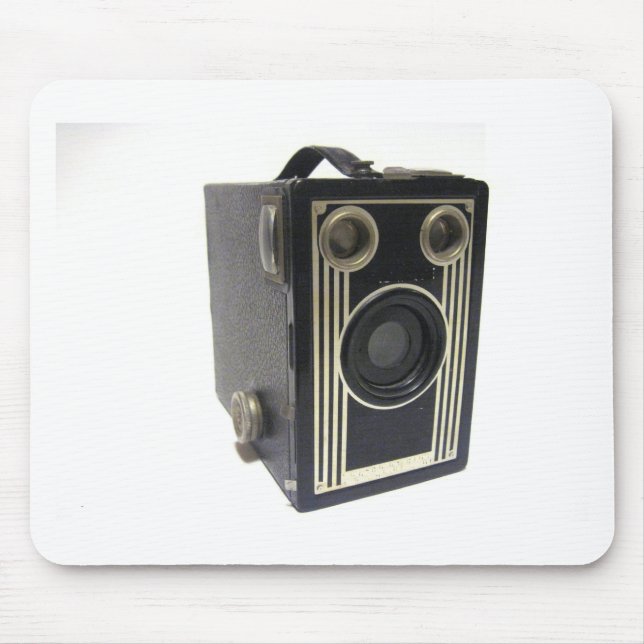Mousepad Câmera Brownie Antique (Frente)