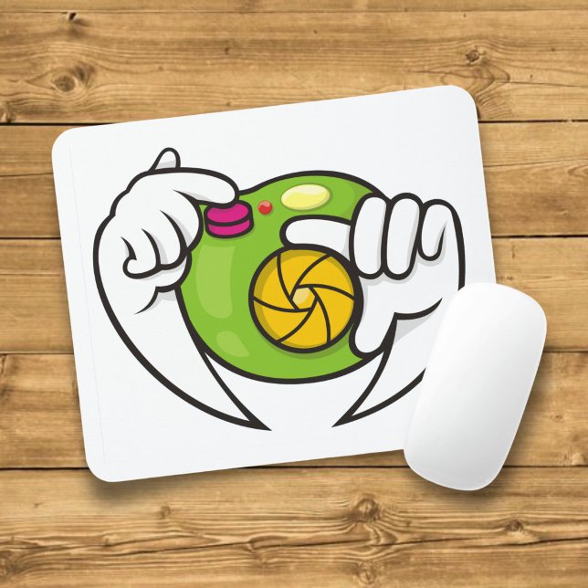 Mousepad Câmera Desenho Animado (Criador carregado)