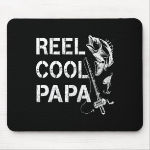 Mousepad Câmera Legal Papai Pescaria Presentes para o Dia d