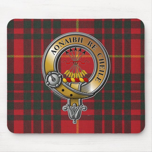 Mousepad Cameron Tartan & Badge (Frente)
