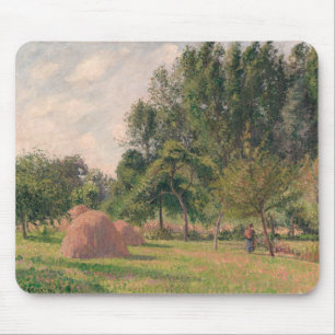 Mousepad Camille Pissarro Haystacks, Manhã, Eragny