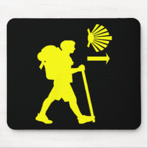 Mousepad Caminhada De Santiago De Compostela Espanha Peregr