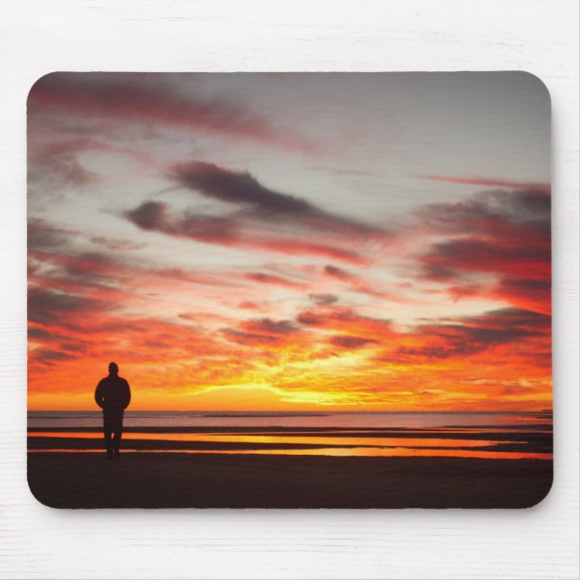 Mousepad Caminhada do por do sol (Frente)