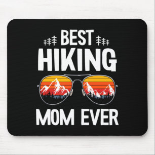 Mousepad Caminhada masculina mãe férias ao ar livre retrô v