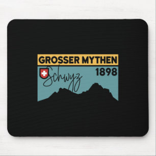 Mousepad Caminhada Monte Grosser Mythen Ciclismo de Montanh