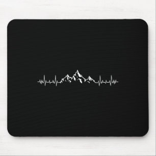 Mousepad Caminhada na Montanha - Pulso Batimento Cardíaco C