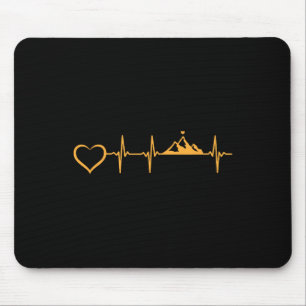 Mousepad Caminhada na Montanha Trilha na Montanha - Coração