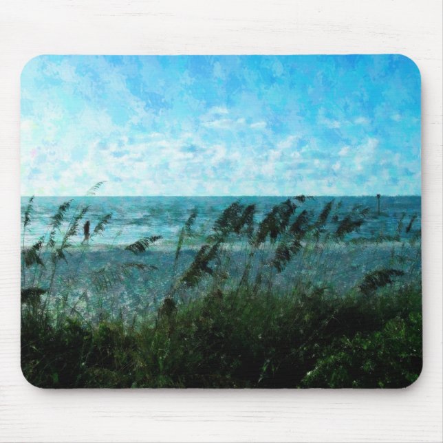 Mousepad Caminhada na praia (Frente)