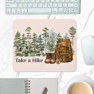 Mousepad Caminhada para Montanha Natureza Exterior Floresta