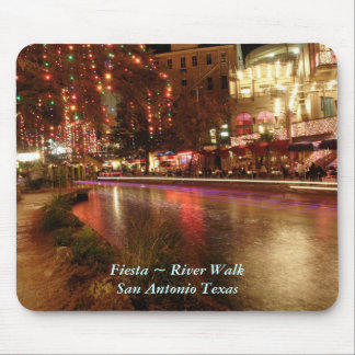 Mousepad Caminhada San Antonio Texas do rio do ~ da festa