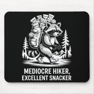 Mousepad Caminhante medíocre excelente lancheiro guaxinim e