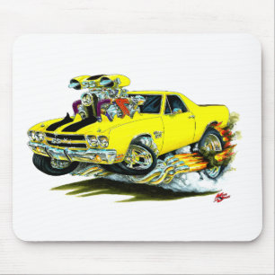 Mousepad Caminhão 1970 Amarelo-Preto do EL Camino