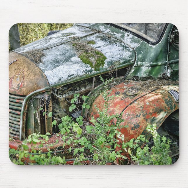 Mousepad Caminhão abandonado do vintage (Frente)