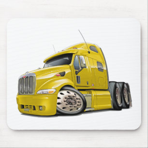 Mousepad Caminhão amarelo de Peterbilt