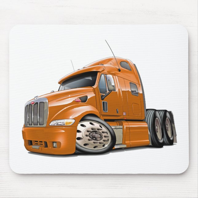 Mousepad Caminhão da laranja de Peterbilt (Frente)