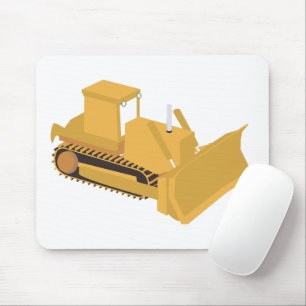 Mousepad Caminhão de Construção Bulldozer