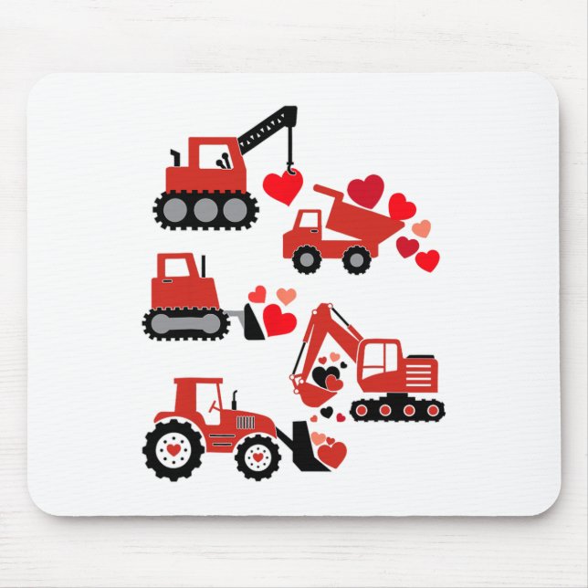 Mousepad Caminhão De Construção, Eu Te Canto Engraçado Garo (Frente)